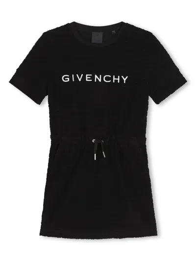 Givenchy Abito Con Logo In Black