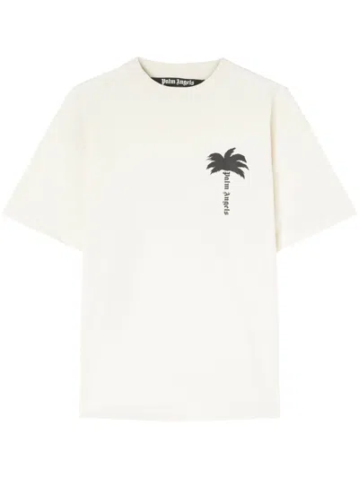 Palm Angels The Palm Cotton T-shirt In White