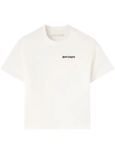 Palm Angels T-shirt Slim Fit Monogram In White