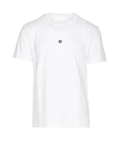 Givenchy Ribbed Crew-neck T-shirt In Soft Cotton In White