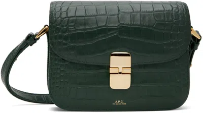 A.p.c. Small Grace Bag In Green