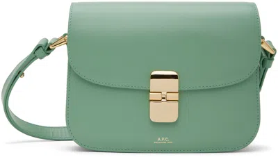 A.p.c. Grace Small Bag In Jade Green