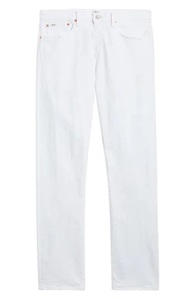 Polo Ralph Lauren White Varick Jeans In Hdn White Stretch