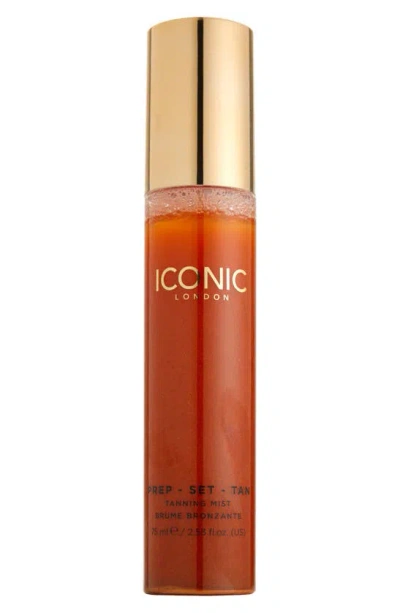 Iconic London Prep Set Tan Tanning Mist With Hyaluronic Acid Glow 2.53 oz / 75 ml
