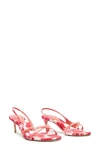 Alexandre Birman Maia Slingback Sandal In Coral Blossom/ Pink