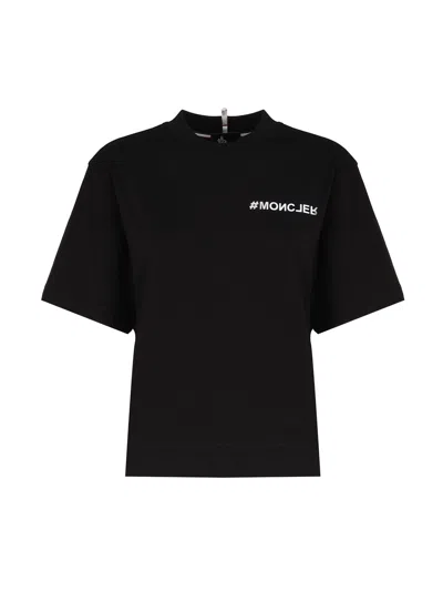 Moncler Oversleeves T-shirt In Black