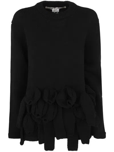 Comme Des Garçons Ladies` Sweater In Black