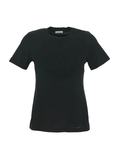 Moncler Crewneck T-shirt In Black