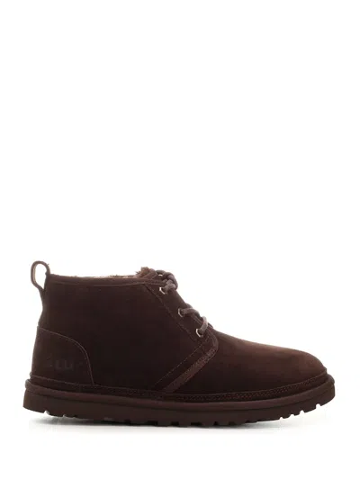 Ugg Neumel Suede Ankle Boot In Brown