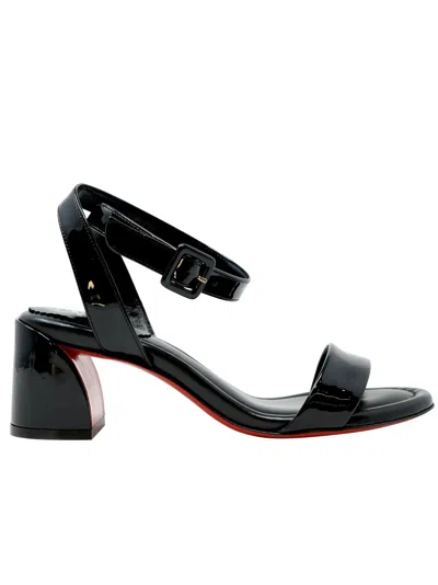 Christian Louboutin Miss Sabina 85 Velvet Sandals In Default Title