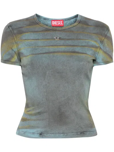 Diesel T-ele-whisk T-shirt In Blue