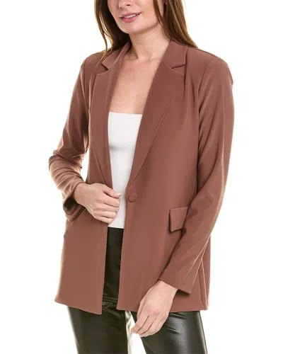 Joseph Ribkoff Longline Blazer In Brown