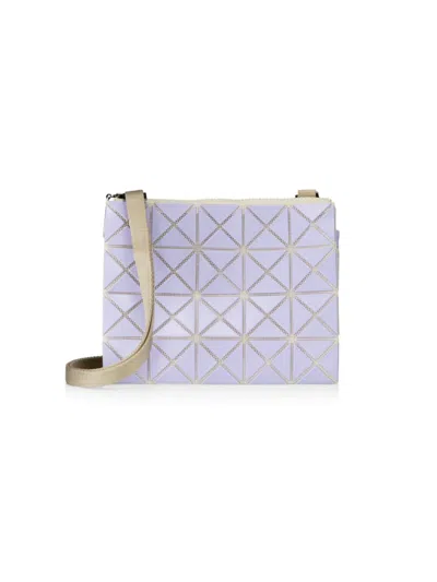 Bao Bao Issey Miyake Duo Small Geo Crossbody Bag In Lavender Beige