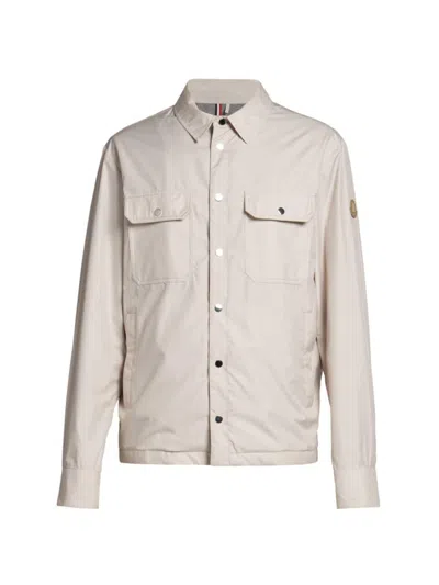 Moncler Piz Tech Shirt Jacket In White