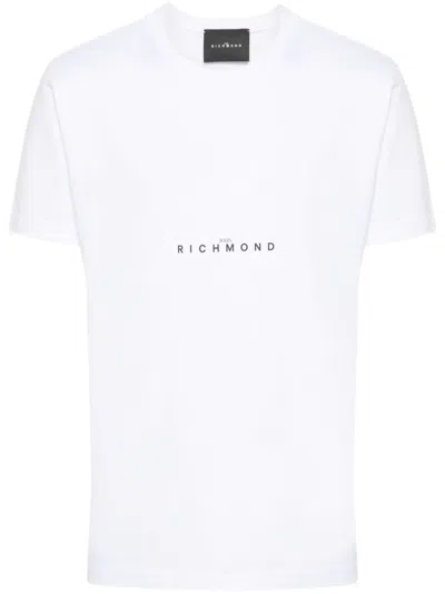 John Richmond White Logotype T-shirt