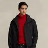 Polo Ralph Lauren Water-resistant Hooded Jacket In Black