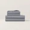 Polo Ralph Lauren Organic Cotton Shirting Stripe Sheeting In Black