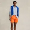 Polo Ralph Lauren Classic Traveller Swim Shorts In Orange