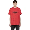 Givenchy Columbian-fit Distressed Logo Print T-shirt In Red