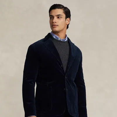 Polo Ralph Lauren Cotton-corduroy Suit Jacket In Blue