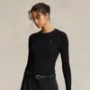 Polo Ralph Lauren Julianna Long Sleeve Pullover In Black