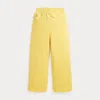 Ralph Lauren Kids' Polo Pony-embroidered Track Pants In Yellow