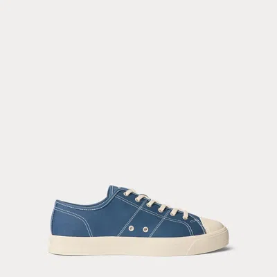 Polo Ralph Lauren Armin Canvas Low-top Trainer In Blue