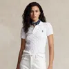 Polo Ralph Lauren Cable-knit Polo Shirt In White