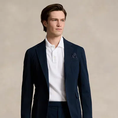 Polo Ralph Lauren Polo Unconstructed Chino Suit Jacket In Blue