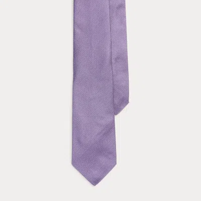 Polo Ralph Lauren Pin Dot Silk Tie In Purple