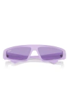 Ray Ban Izaz Bio-based Sunglasses Lilac Frame Violet Lenses 59-13