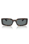 Ray Ban Kiliane Bio-based Sunglasses Havana Frame Blue Lenses 54-21