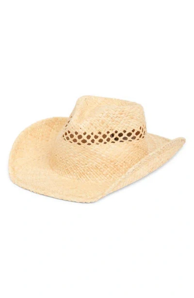 Lack Of Color The Desert Cowboy Hat In Natural/ Natural
