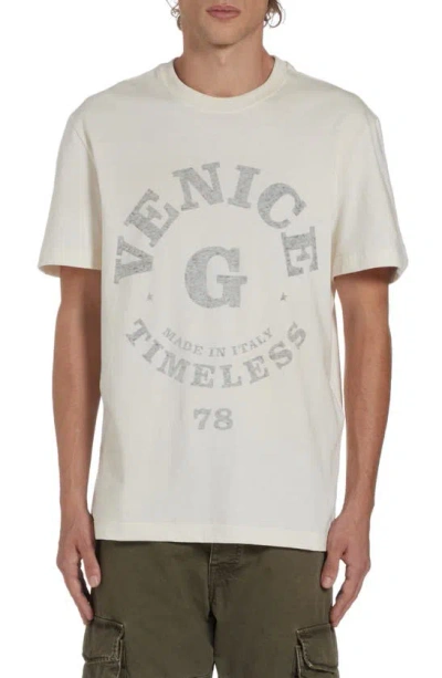 Golden Goose Logo Print T-shirt In White