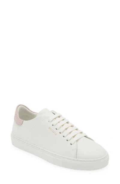 Axel Arigato Clean 90 Leather Trainers In White,pink
