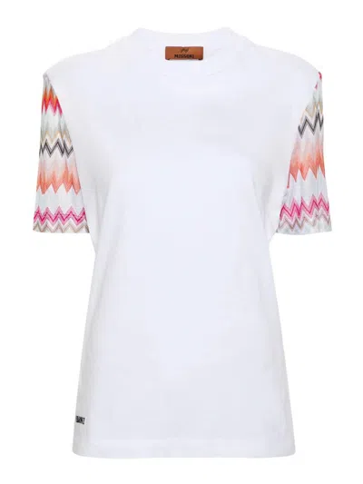 Missoni Cotton T-shirt In White