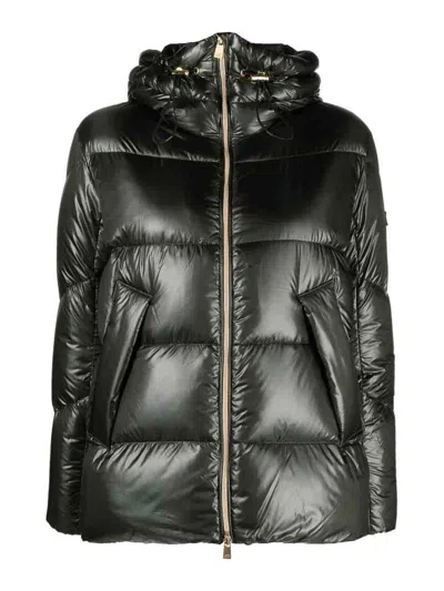 Tatras Down Jacket With Contrasting Interior In Brown