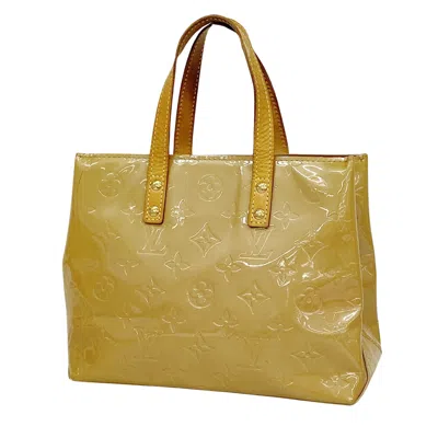 Pre-owned Louis Vuitton Beige Patent Leather Tote Bag ()