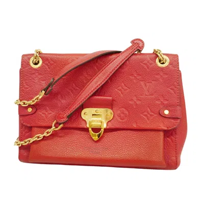 Pre-owned Louis Vuitton Vavin Canvas Shoulder Bag () In Red