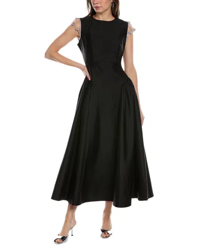 Rachel Gilbert Bambi Silk & Wool-blend Dress In Black