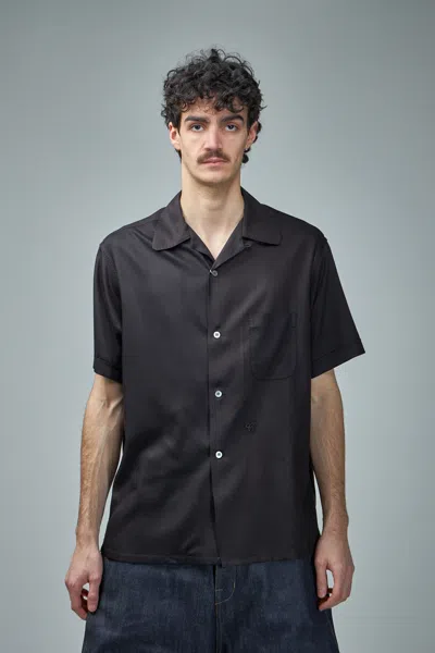 Maison Margiela Buttoned Short-sleeve Shirt In Black