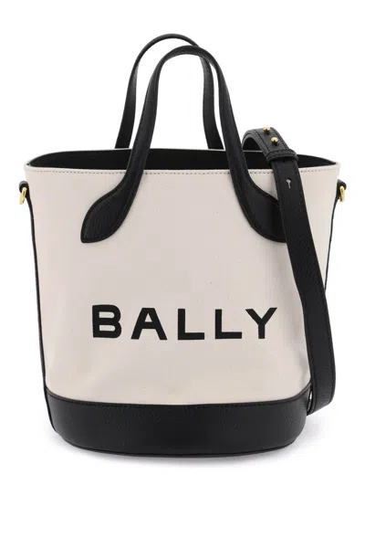 Bally '8 Hours' Bucket Bag In Bianco