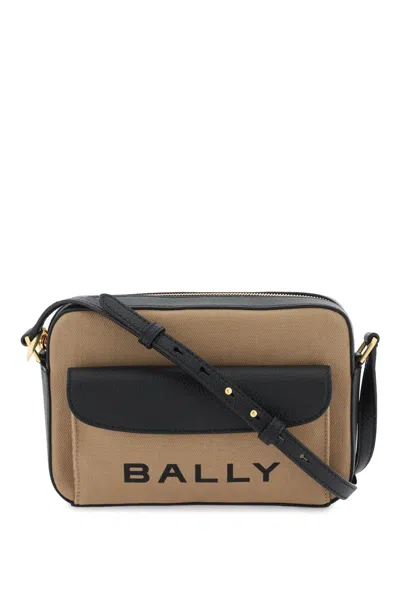 Bally 'bar' Crossbody Bag In Nero