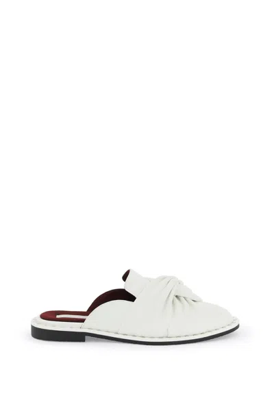 Stella Mccartney Studded Faux-leather Mules In White