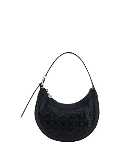 Marine Serre Eclips Mini Shoulder Bag In Black