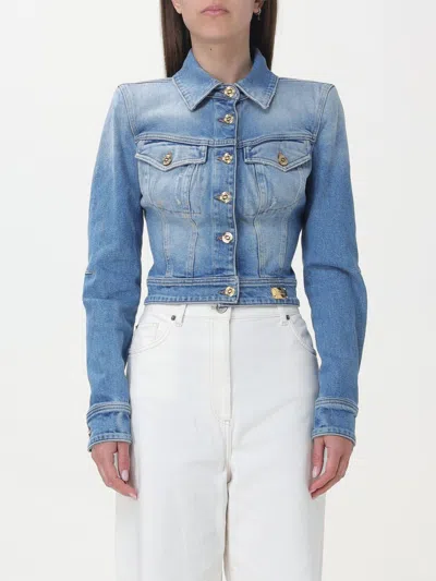 Elisabetta Franchi Jacket In Blue