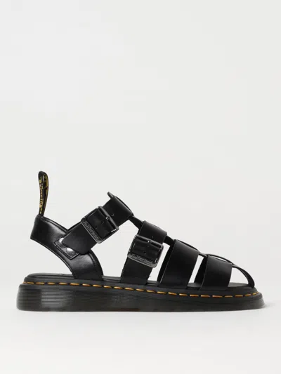 Dr. Martens Man Sandals Black Size 11 Leather