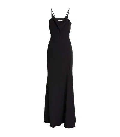 Isabel Marant Silk-blend Kapri Maxi Dress In Black