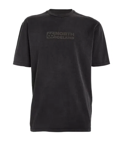 66 North Classic Logo Borgir T-shirt In Black