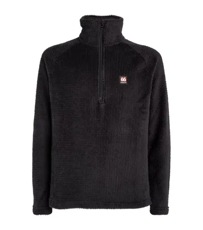 66 North Fleece Hrannar Half-zip Sweatshirt In Black